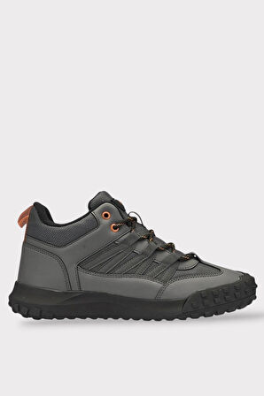 Su ve Soğuğa Dayanıklı Erkek Trekking Outdoor Bot FÜME - TURUNCU