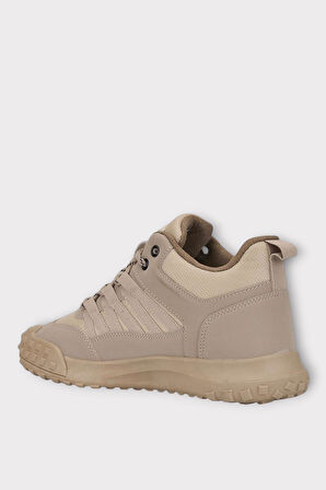 Su ve Soğuğa Dayanıklı Erkek Trekking Outdoor Bot BEJ