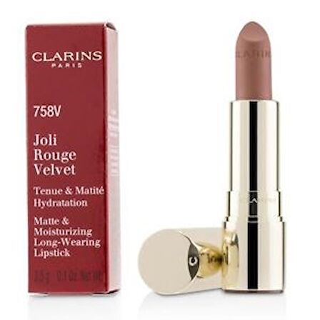 Clarins Joli Rouge Mat 758V Sandy Pink