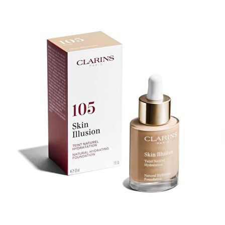 Clarins Clarıns Skin Illusion Serum 30 ml Fondöten 105 Nude