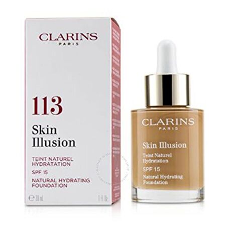 Clarins Skin Illusion Foundation Spf15 113 Chestnut