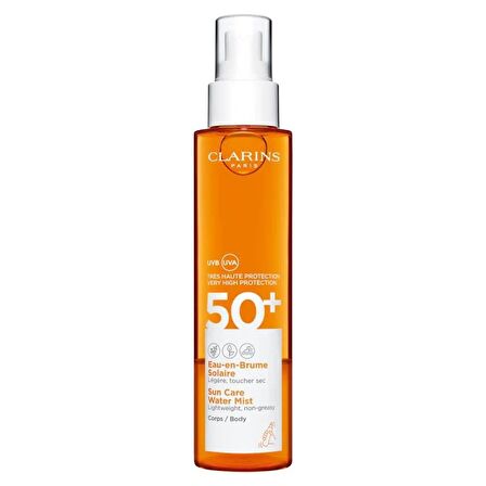 Clarins Body Suncare Water Mist SPF50+ 150 ml Vücut Güneş Koruyucusu