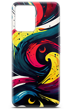 Realme C35 uyumlu Renkler 14 Premium UV Derin Renk Siyah