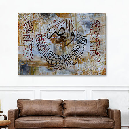 Birbirlerine Hakkı Tavsiye Edenler,Onlar Ziyanda Değillerdir Asr Suresi Tablo-3384