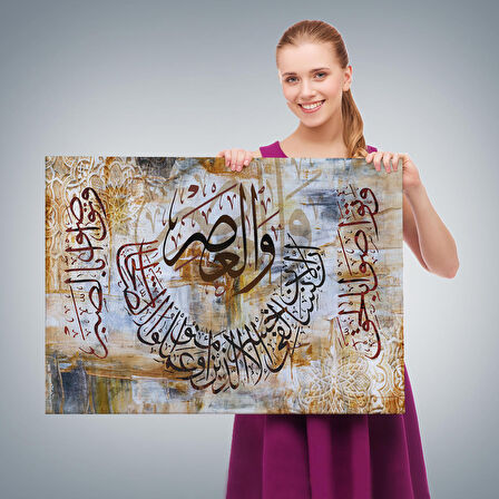 Birbirlerine Hakkı Tavsiye Edenler,Onlar Ziyanda Değillerdir Asr Suresi Tablo-3384