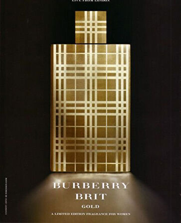 Burberry Brit Gold Sınırlı Üretim 100 ml edp  kadın parfüm
