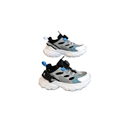 M.P one 3409 Gri Yazlık Erkek Çocuk Spor Ayakkabı