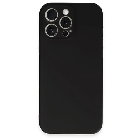 Apple iPhone 16 Pro Kılıf First Silikon - Siyah