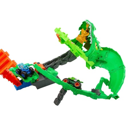 JFR06 Hot Wheels Monster Trucks Sharks vs. Dinos Ejderha Yok Edici