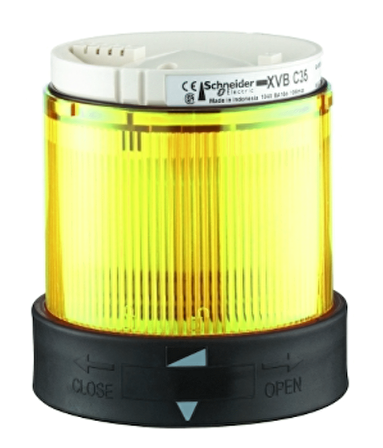 Schneider,Entegre LED'li Işıklı Sarı Lens,XVBC2B8