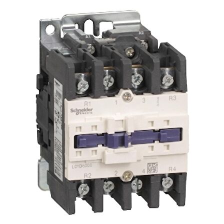 Schneıder,4P Kontaktör 125A 220Vac Lc1D80004M7