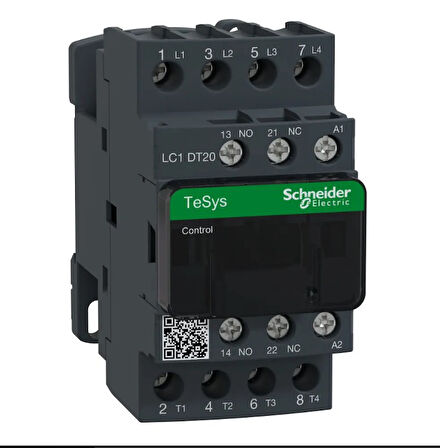 Schneider 20 Amper, 4 Kutuplu, Kontaktör,LC1DT20B7