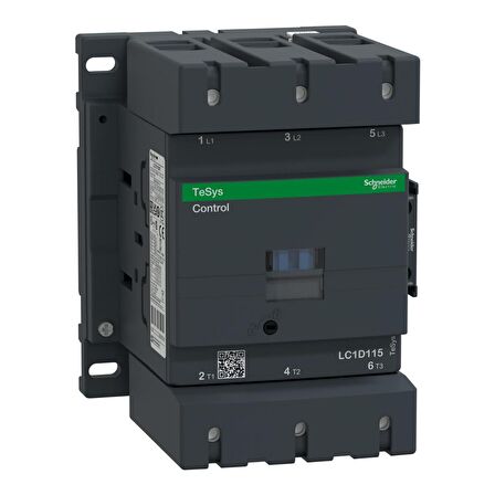 Schneider Electric LC1D115M7 TeSys D Kontaktör 3P 115A AC3 220VAC