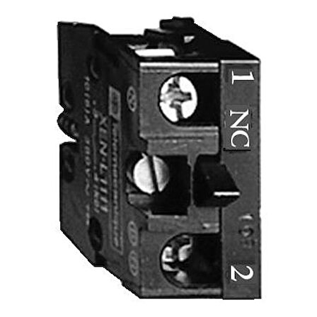 Schneider Electric XENL1121, yaylı dönüş kontak bloğu - 1NK - arka kutu montajı