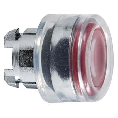 Schneider ZB4BW543 Entegre Led için 22mm Yaylı Dönüşlü Kırmızı Sıva Altı Işıklı Basmalı Buton Başlığı