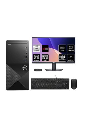 Vostro 3030MT i5 14600 48GB 512GB SSD RX550/4GB FDOS Masaüstü Bilgisayar + 23.8" Monitör