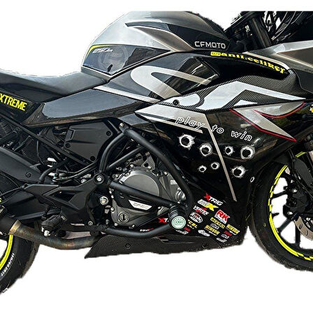 Cf Moto 250SR 2020-2024 Uyumlu Motor Koruma Demiri Siyah