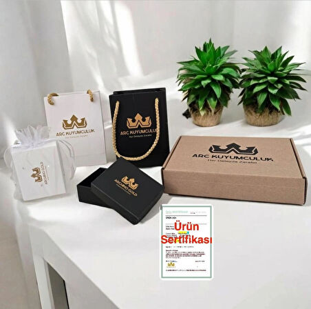 Ç Harfine Özel Örgü İpli Çiçek Motifli 14 Ayar Altın Plakalı Hediye Bileklik-339harf-kahverengi