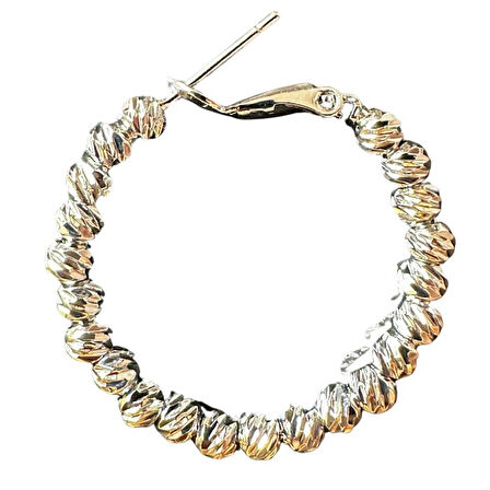 Uretti - İREM 3914 8373 Dorika Model Çelik Halka Küpe