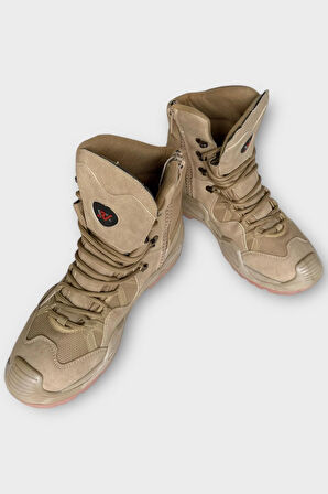 Kışlık Çöl Botu Taktikal Su Geçirmez ve Kaymaz Taban ErkekTrekking & Outdoor Bot  BEJ