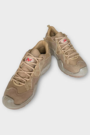 Kışlık Taktikal Su Geçirmez ve Kaymaz Taban Erkek Trekking & Outdoor Bot  BEJ