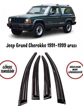 Jeep Grand Cherokee Cam Rüzgarlığı 1991-1999 Arası 4lü Takım