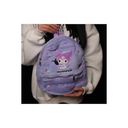 Sanrio Kawai Karrakterleri Kitty -melody -kuromi Peluş Sırt Çantası