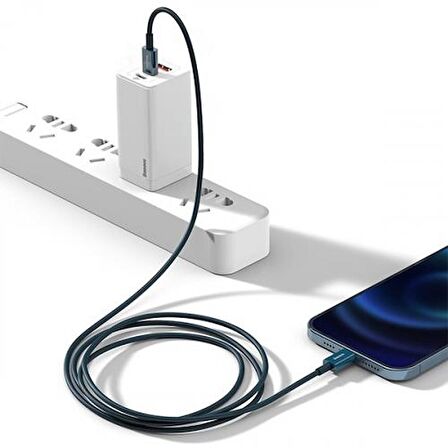 Baseus Super Şarj 1MT 20W TYPE-C to İPhone Şarj İphone 11 12 13 14 Pro Max Şarj Kablosu Veri Aktarım