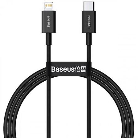 Baseus Super Şarj 1MT 20W TYPE-C to İPhone Şarj İphone 11 12 13 14 Pro Max Şarj Kablosu Veri Aktarım