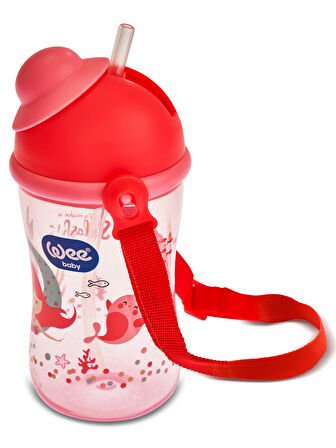 Wee Baby PP Pipetli Bardak 380 ml Pembe