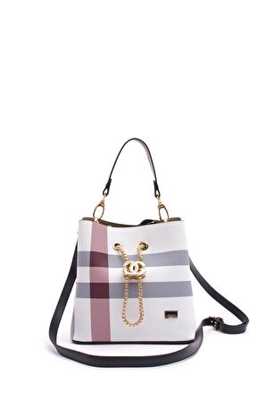 Kadın Çapraz Çanta 967-33962 SİLVER POLO ÇAPRAZ Kadın ÇANTASI M3 BEYAZ-MAT LACİ