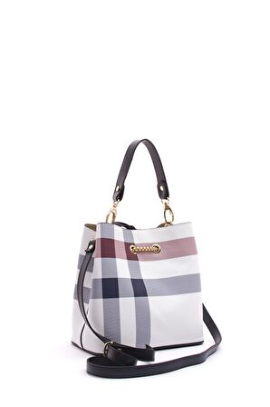 Kadın Çapraz Çanta 967-33962 SİLVER POLO ÇAPRAZ Kadın ÇANTASI M3 BEYAZ-MAT LACİ