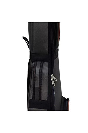 Profesyonel SU GEÇİRMEZ 20 MM PEDLİ Gigbag Akustik Gitar Kılıfı Gri