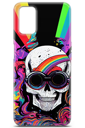 Oppo A52 uyumlu Renkler 5 Lüks Acid Kurukafa