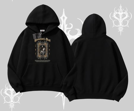 Kapşonlu Sweatshirt Horseman’s Skull Dark Relic Street Legacy