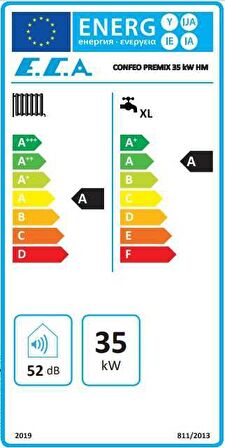 E.C.A Confeo Premix 35/35 Kw (30.000 Kcal) Tam Yoğuşmalı Kombi