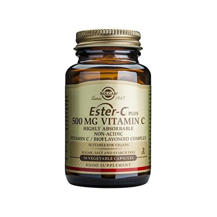 Solgar Ester-C Plus 500 Mg 50 Kapsül