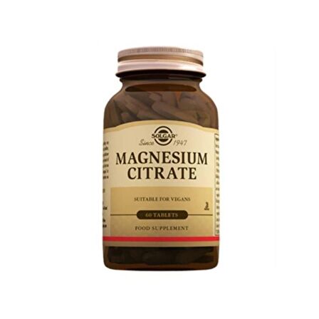 Solgar Magnesium Citrate 60 Tablet