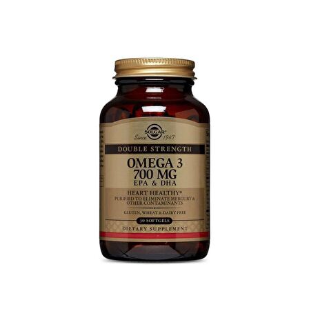 Solgar Omega 3 700mg Yumuşak Jelatin 30 Kapsül