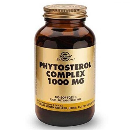 Solgar Phytosterol Complex 1000 mg 100 Kapsül