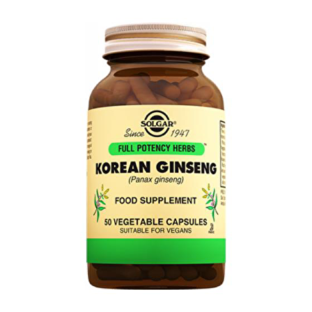 Solgar Korean Ginseng 50 Kapsül