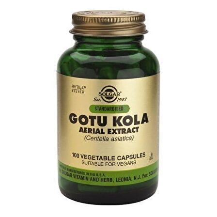 Solgar Gotu Kola 100 Kapsül