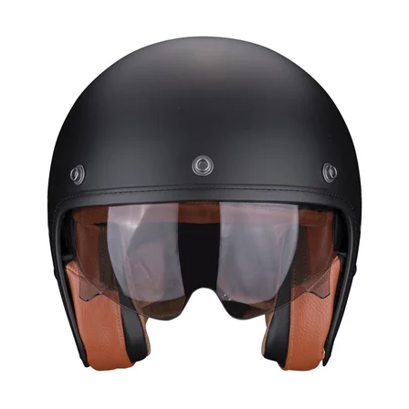 Scorpion Belfast Evo Luxe Açık Motosiklet Kaskı Mat Siyah