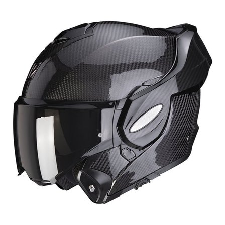 Scorpion Exo-Tech Evo Carbon Çene Açılabilir Motosiklet Kaskı Siyah