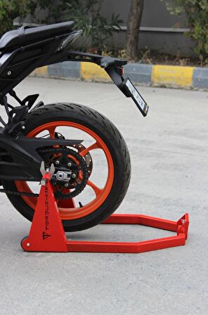 Torque-MX Motosiklet Arka Kaldırma Standı RS2 Kırmızı