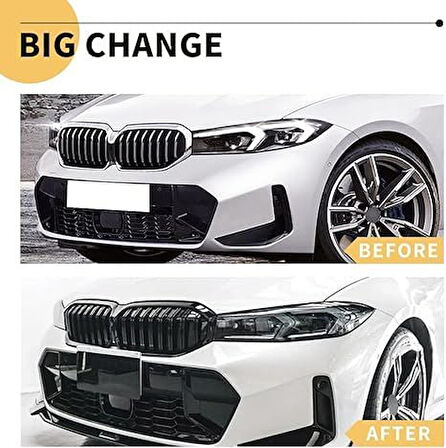 Bmw 3 serisi G20 Lci ön panjur böbrek 2023+ Sonrası Uyumlu
