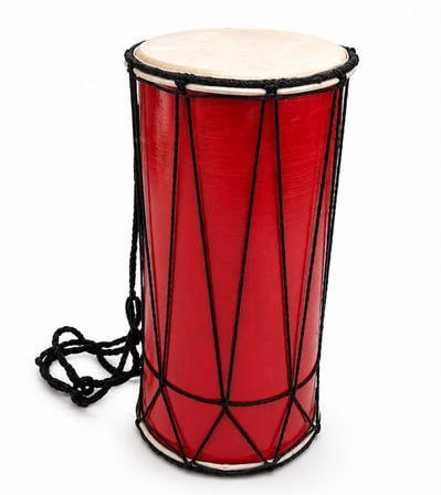 Delux Serisi Sahne Ürünü Eğlence Gereci Ritim Aleti Ahşap Çift Taraflı Darbuka No:1016