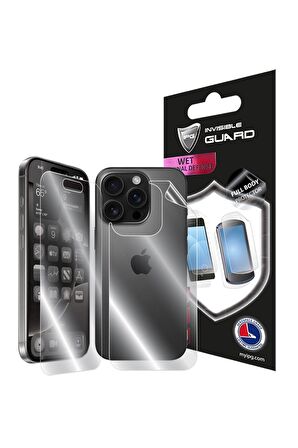 Apple Iphone 16 Pro Için Hydrogel (İNCE TPU) Tam Kaplama (EKRAN VE ARKA KORUMA)