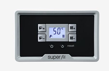 Alarko Super Fit SUF 24 Premiks Tam Yoğuşmalı Kombi 24 kW (20000 kcal) TSE Belgeli (Baca Dahil)