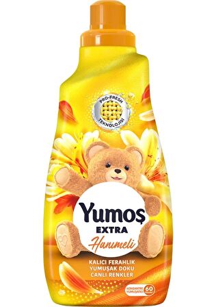 Yumoş Extra Hanımeli Beyazlar ve Renkliler İçin Konsantre Yumuşatıcı 1440 ml 60 Yıkama